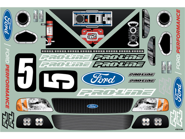 Pro-Line karoséria 1:7 1997 Ford F-150 Trophy nenafarbená: Arrma Mojave 6S