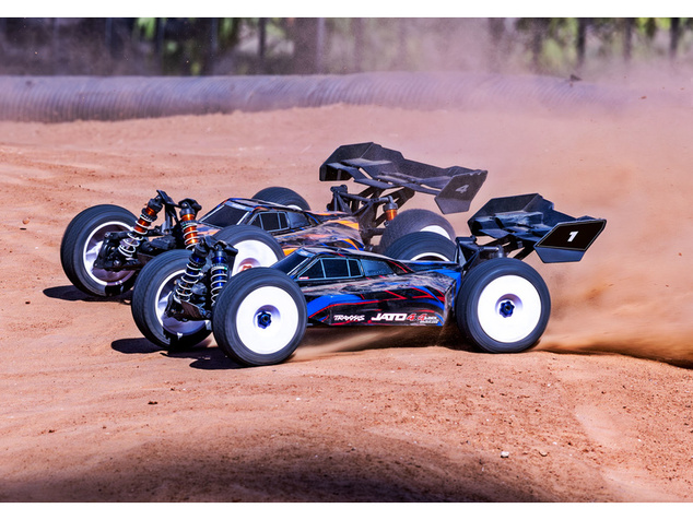 Traxxas Jato 1:8 4WD VXL-4S RTR modré