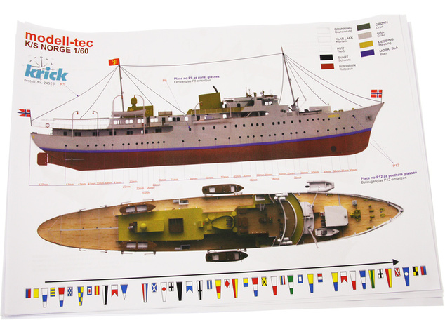 Modell-Tec Kongespiet Norge 1:60 kit