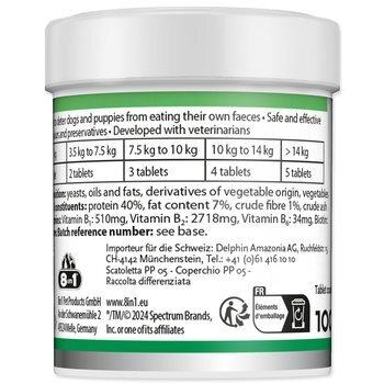Pochúťka 8in1 Vitality Deter tablets for dogs 100 tbl.