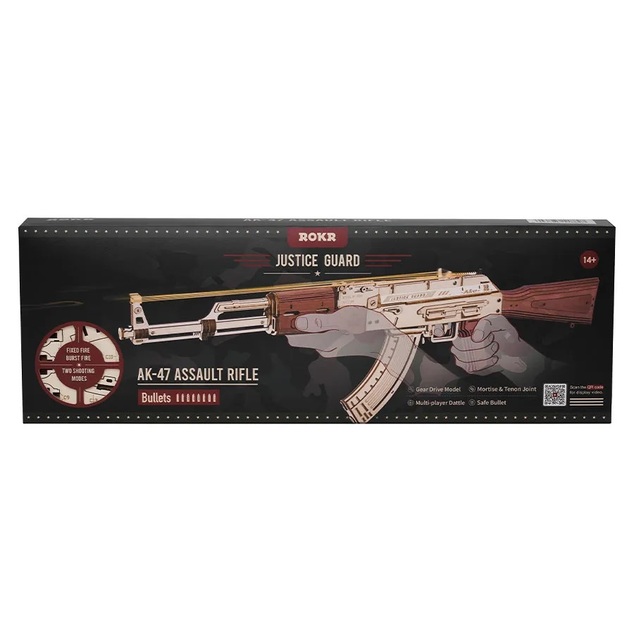 RoboTime 3D Holzmechanisches Puzzle Sturmgewehr AK-47