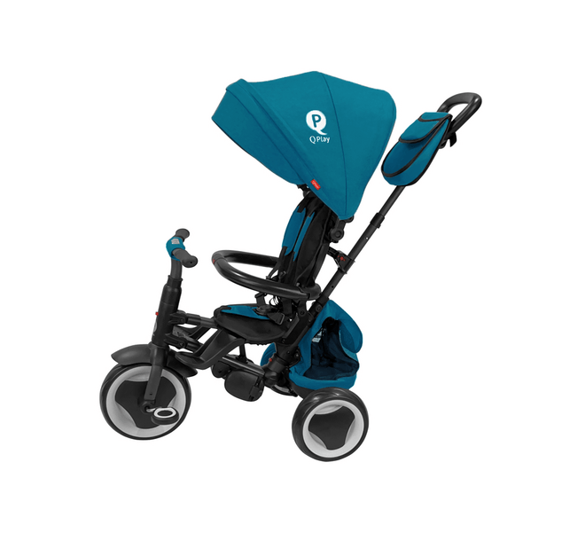 QPLAY Dreirad Rito eva plus Grün-Blau 10-72 Monate