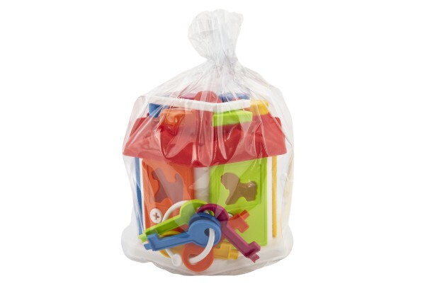 Vkladačka domček plast s kľúčmi so zvieratkami