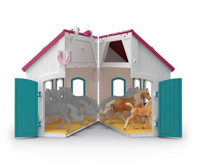 Schleich Otváracia stajňa „Litte Horseshoe“