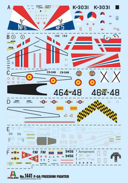 Model Kit letadlo 1441 - F-5A Freedom Fighter (1:72)