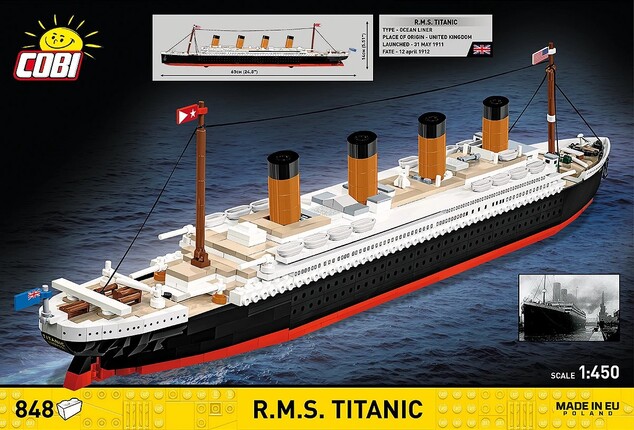 Cobi R.M.S. Titanic, 1:450, 850 k