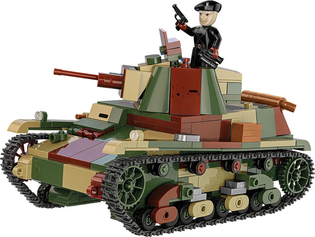 Cobi 2661 Poľský ľahký tank 7TP  - World War II 1:28
