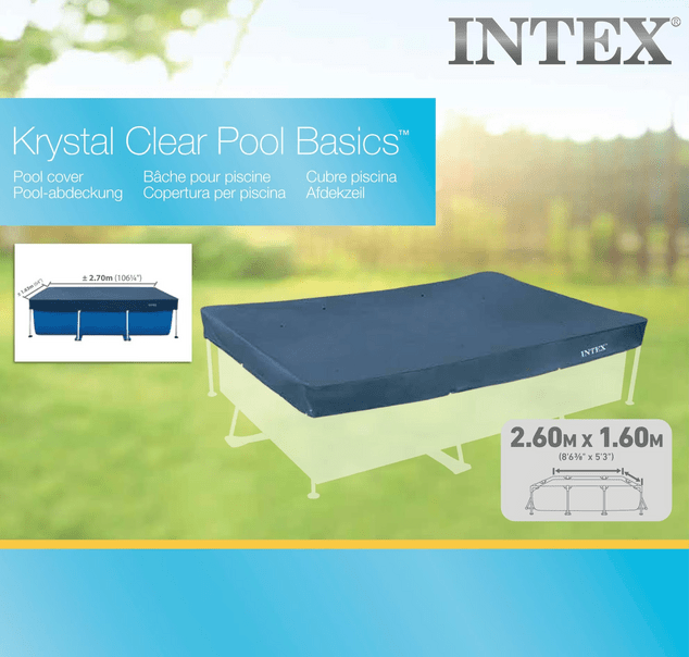 Intex 28036 Krycia plachta na bazén 2,6 x 1,6 m