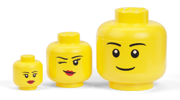 LEGO® úložná hlava (mini) - chlapec