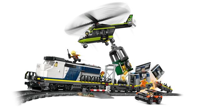 LEGO® City 60508 Jaf în trenul de poliție