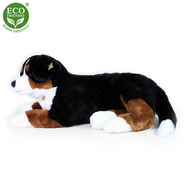 Grande peluche Bovaro del Bernese sdraiato 89 cm ECO-FRIENDLY