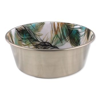 Miska Dog Fantasy Edelstahl mit Muster innen 16cm, 1000ml