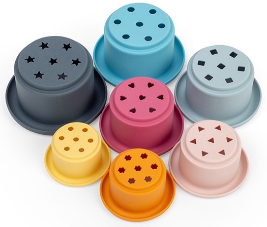 Bigjigs Toys Stohovacie poháre