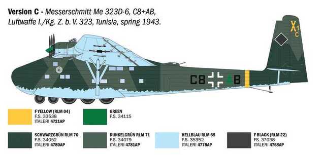 Maquette Avion 90104 - Messerschmitt Me 323 Gigant (1:72)