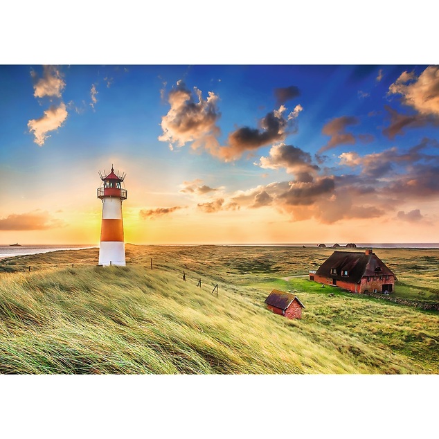 Trefl Puzzle 1000 Premium Plus - Foto Odysea: Maják List-Ost, Nemecko