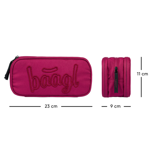 BAAGL SADA 3 Coolmate Ruby: Rucksack, Waschbeutel, Tasche