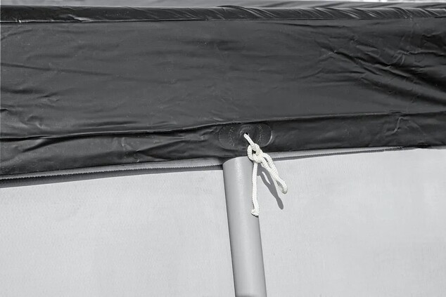 Bestway 58442 Obdĺžnikový kryt bazéna s rámom 282 x 196 cm, čierny
