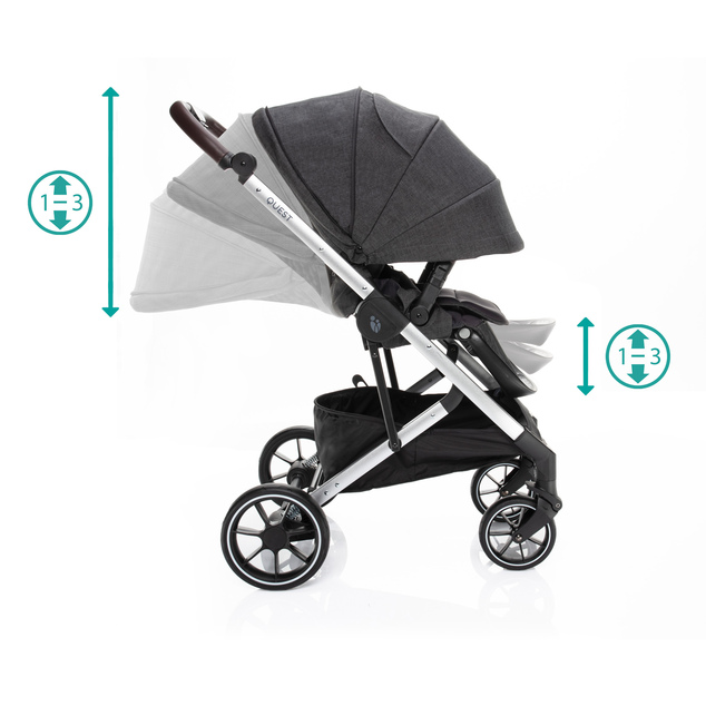 Kočík Quest, Vulcan Black/Silver