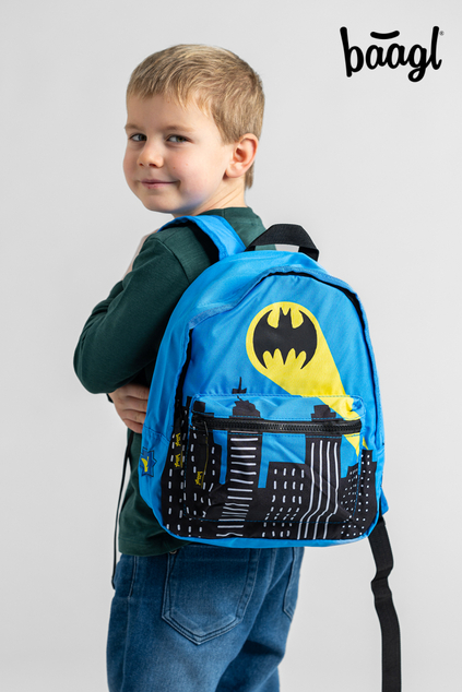BAAGL Predškolský batoh Batman modrý