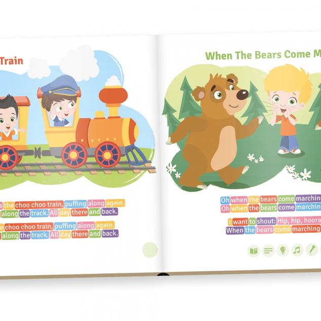 Albi Kúzelné čítanie Kniha My English Song book