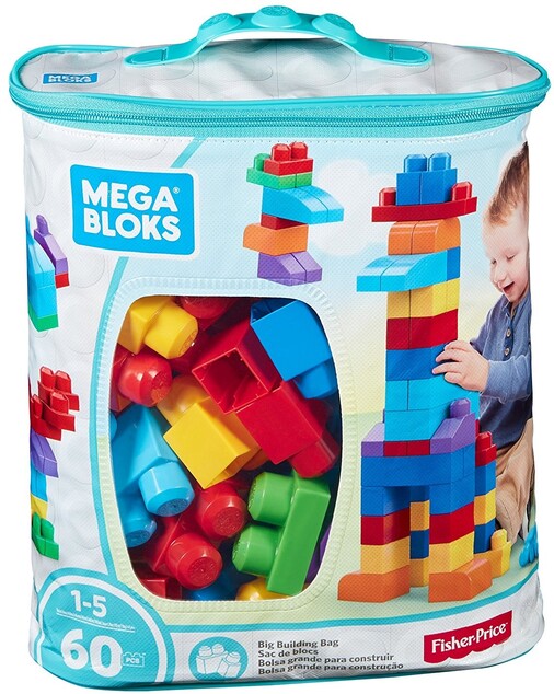 Mattel MEGA BLOKS Kocky v plastovom vrecúšku DCH55