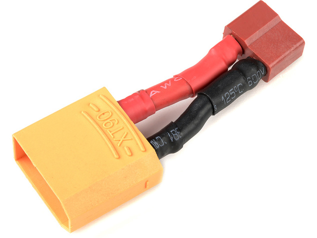 Konverzný kábel Deans batéria - XT-90 prístroj 12AWG