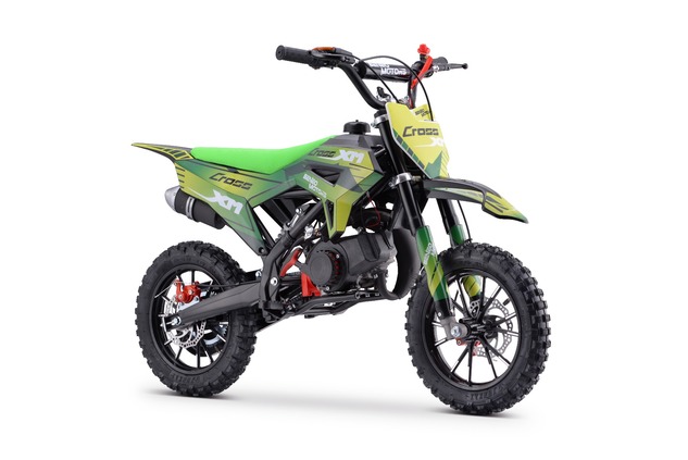 Motocicleta de gasolina para niños Beneo Motors CROSS XM verde - 50cm3