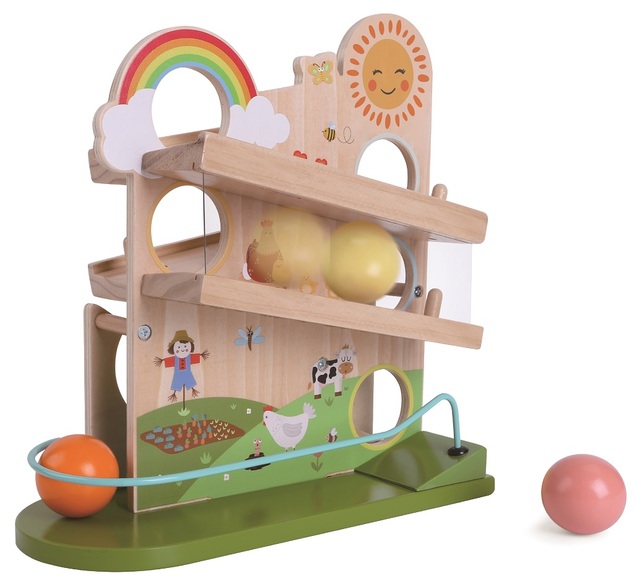 2Kids Toys Pista cu bile Ferma fericită