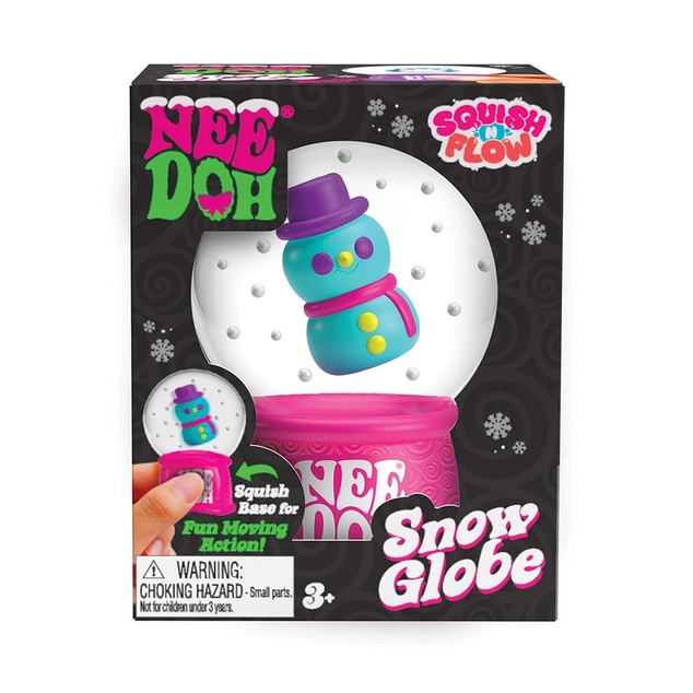 Schylling NeeDoh Boule à neige de Noël compressible