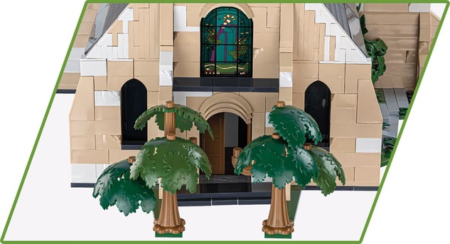 Cobi II WW Kostel Sainte-Mere-Eglise D-DAY, 2280 k, 1 f