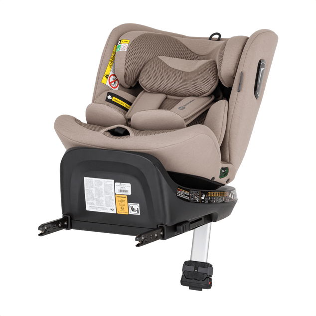 PETITE&amp;MARS Столче за кола Twistguard Pro i-Size Tan Brown Air 40-150 cm(0-36 kg)