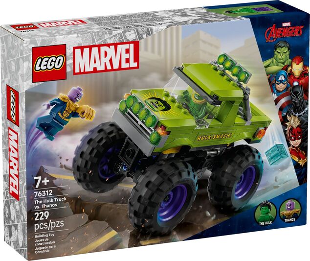 LEGO® Marvel 76312 Hulkov truck vs. Thanos