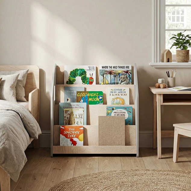 BusyKids Stojan na knihy šedý