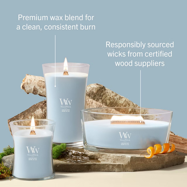 WW Kerze Boot Lakeside Mist