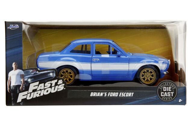 Jada Schnell und wütend Brians Auto 1974 Ford Escort 1:24