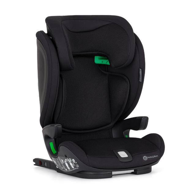 PETITE&amp;MARS Столче за кола Elite Fix Pro i-Size Coal Black Air 100-150 см (15-36 кг)