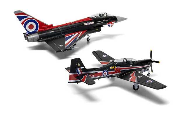 Classic Kit letala A40003 - Eurofighter Typhoon FGR.4 (Blackjack) + Shorts Tucano T.1 (Tw