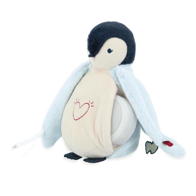 Kaloo Complices Kinder-Nachtlicht Plüsch-Pinguin blau 20 cm