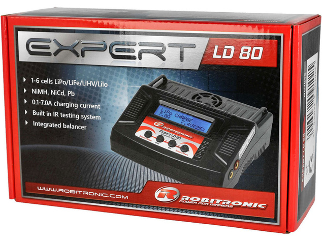 Robitronic polnilec Expert LD 80 80W AC/DC