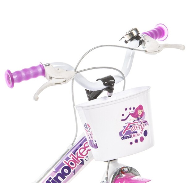 Dino Bikes - Detský bicykel 16" 164RSN-05FY - Fairy biely 2024