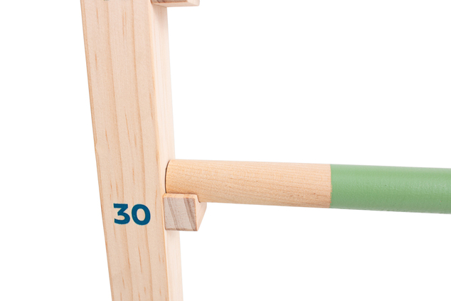 BS Toys Obstacle athlétique en bois - entraînez-vous aux sauts