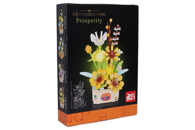 Set di costruzione fiore 27 cm