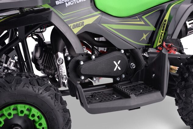 Benzínová štvorkolka pre deti Beneo Motors Explorer zelená - 50cm3