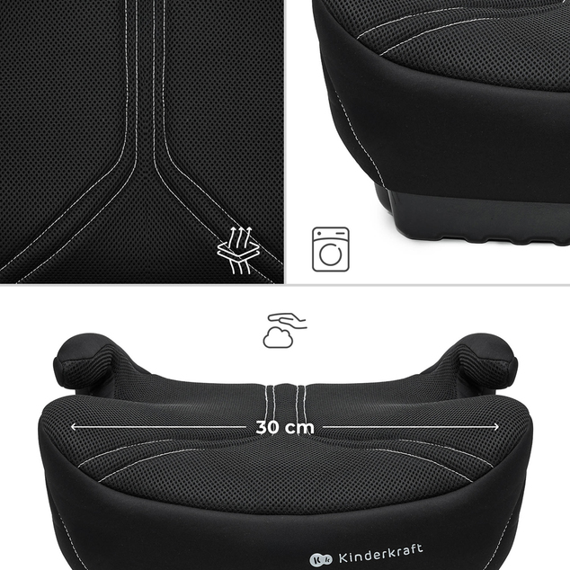 KINDERKRAFT Podsedák I-Boost 2 Pro (125–150 cm) Black