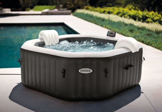 Nafukovacia vírivka INTEX 28462 Pure Spa 86 Octagon Bubble Jet  systém slanej vody