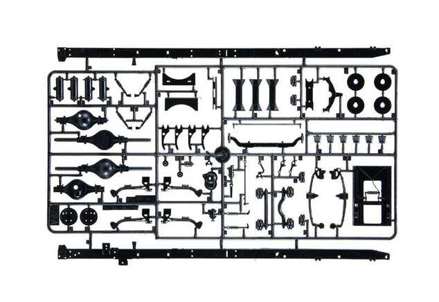 Model Kit teherautó 90727 - Fekete Mennydörgés Ausztrál Teherautó (1:24)
