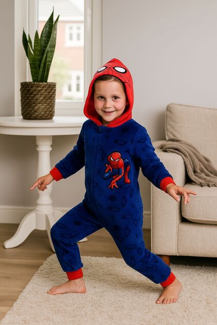 Cozy Noxxiez OS554A Spiderman - detský multifunkčný overal 3 v 1 veľkosť 98/104