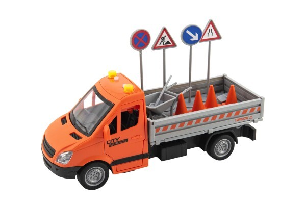 Auto cestná údržba plast 25cm na zotrvačník na batérie so zvukom so svetlom
