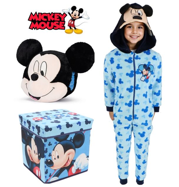 Cozy Noxxiez OS551B Mickey Mouse - detský multifunkčný overal 3 v 1 veľkosť 110/116