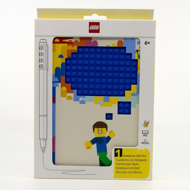 LEGO Zápisník s gélovým perom - Thoughts, recyklovateľný
